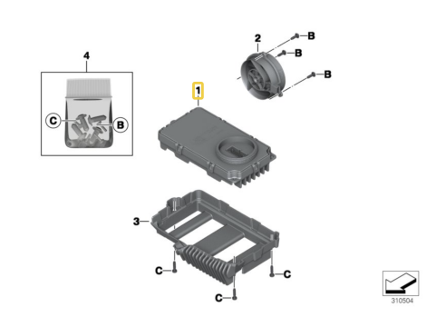 NEUE OE LED MODUL STEUERGERÄT COTINENTAL BMW K50 K51 R1200GS , R1250GS 63128528758 - 4